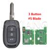 DR 4A PCF7961M 433MHz Car Remote Key For Renault Dacia Sandero Logan Lodgy Dokker Clio4 Master3 Duster Vauxhall Vivaro Trafic