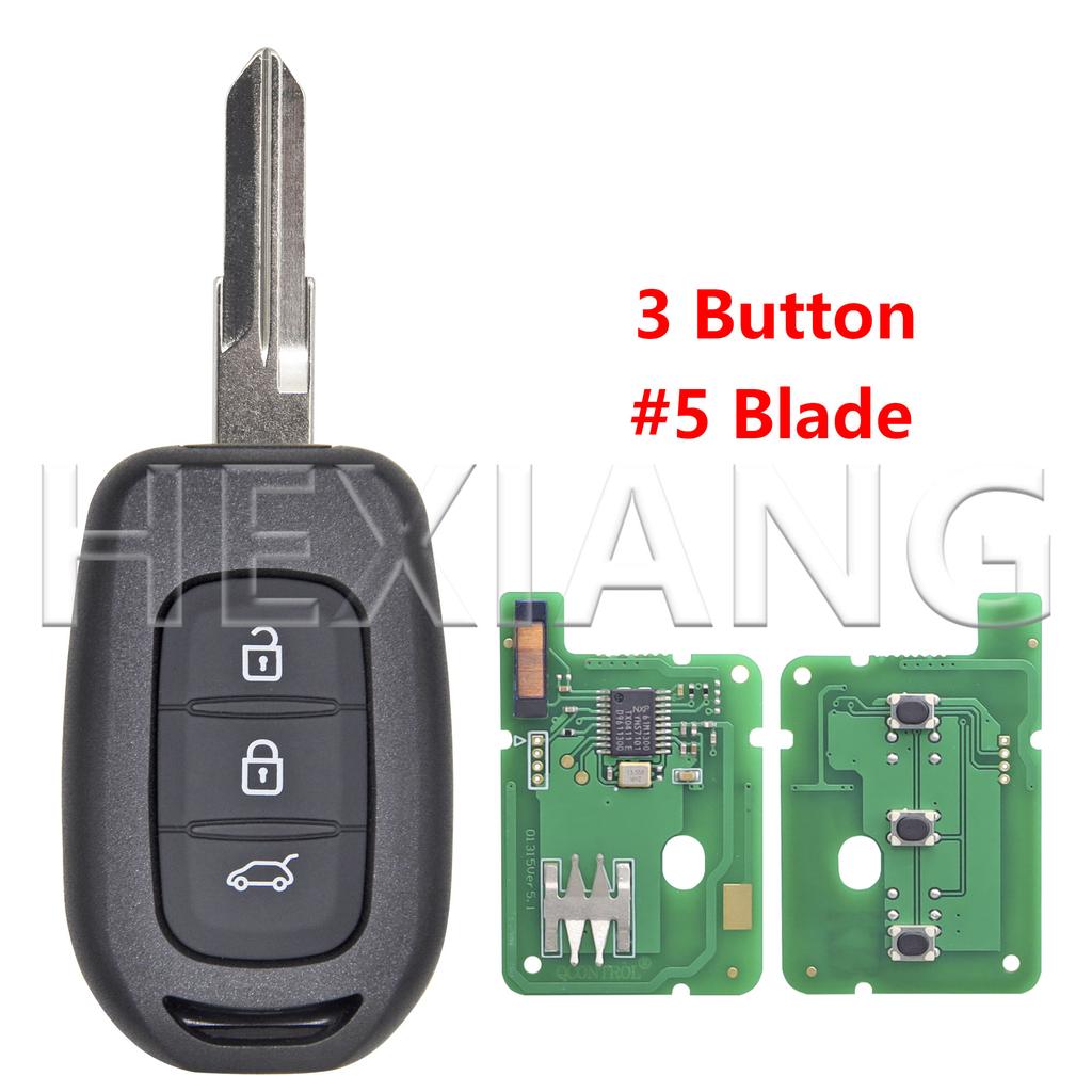 DR 4A PCF7961M 433MHz Car Remote Key For Renault Dacia Sandero Logan Lodgy Dokker Clio4 Master3 Duster Vauxhall Vivaro Trafic