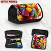 1pc a Colorful Cat-Themed Double-Layer Pencil Case with a Large Capacity And Zipper Closure, Perfect for School, Work, And Travel. A Great Gift for Bi