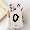 For Realme 5i RMX2030 6i RMX2040 Cover For Realme 6i Case Simple Fashion Letters A-Z Pattern Design Silicone Shockproof Bumper