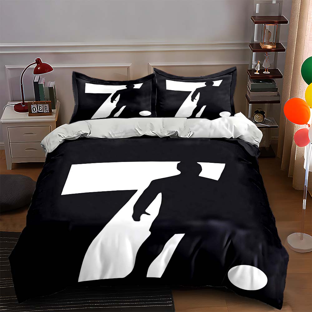 

Silhouette with number seven. Bedding sets Duvet cover sets Duvet covers Pillowcases(1 * Duvet Cover 2 * Pillowcases, without duvet insert) 135x200cm