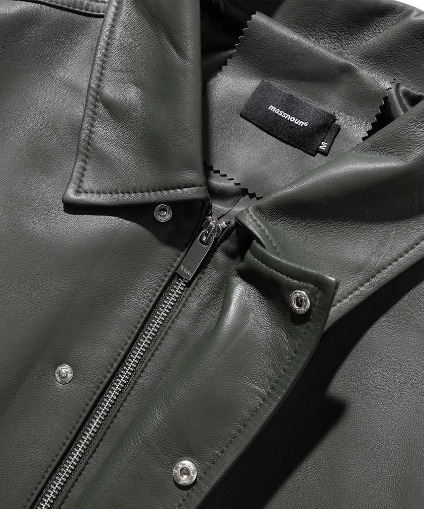 Massnoun Lambskin Oversized Bomber Leather Jacket Mftlj001-Ov