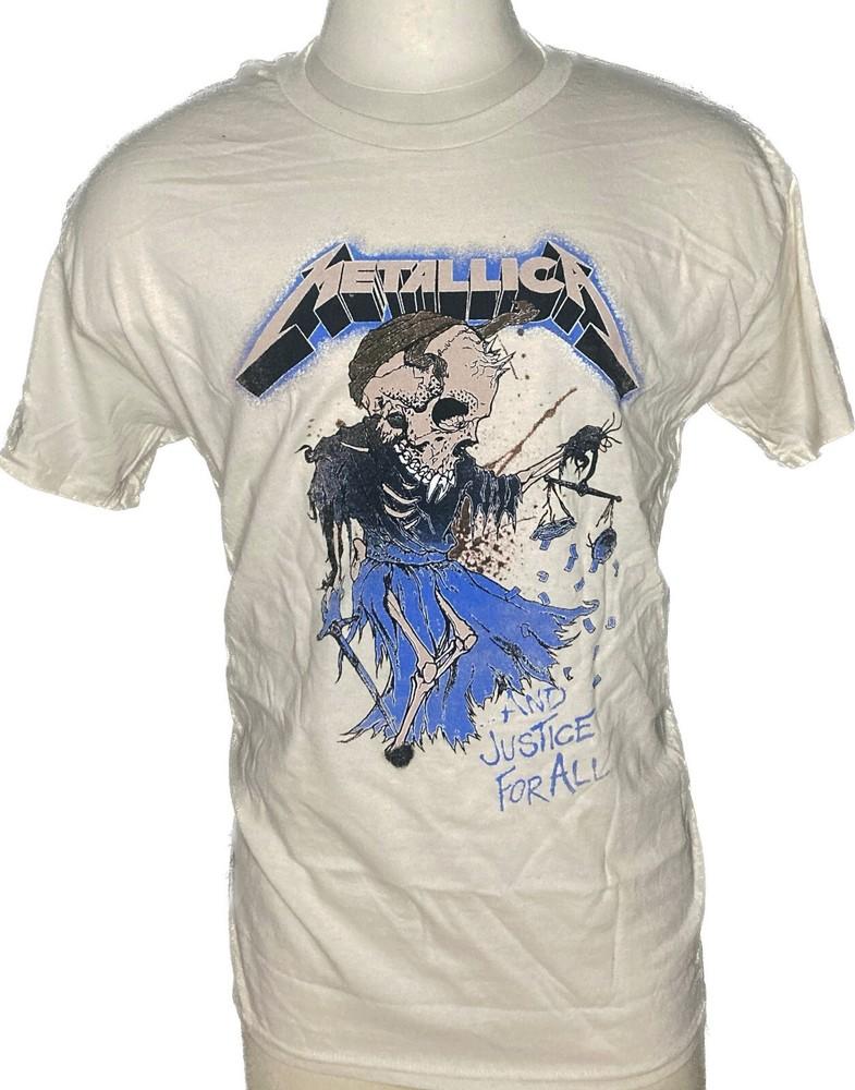 METALLICA cd cvr AND JUSTICE FOR ALL Official Natural Colored SHIRT LRG New Unisex T-Shirt XL