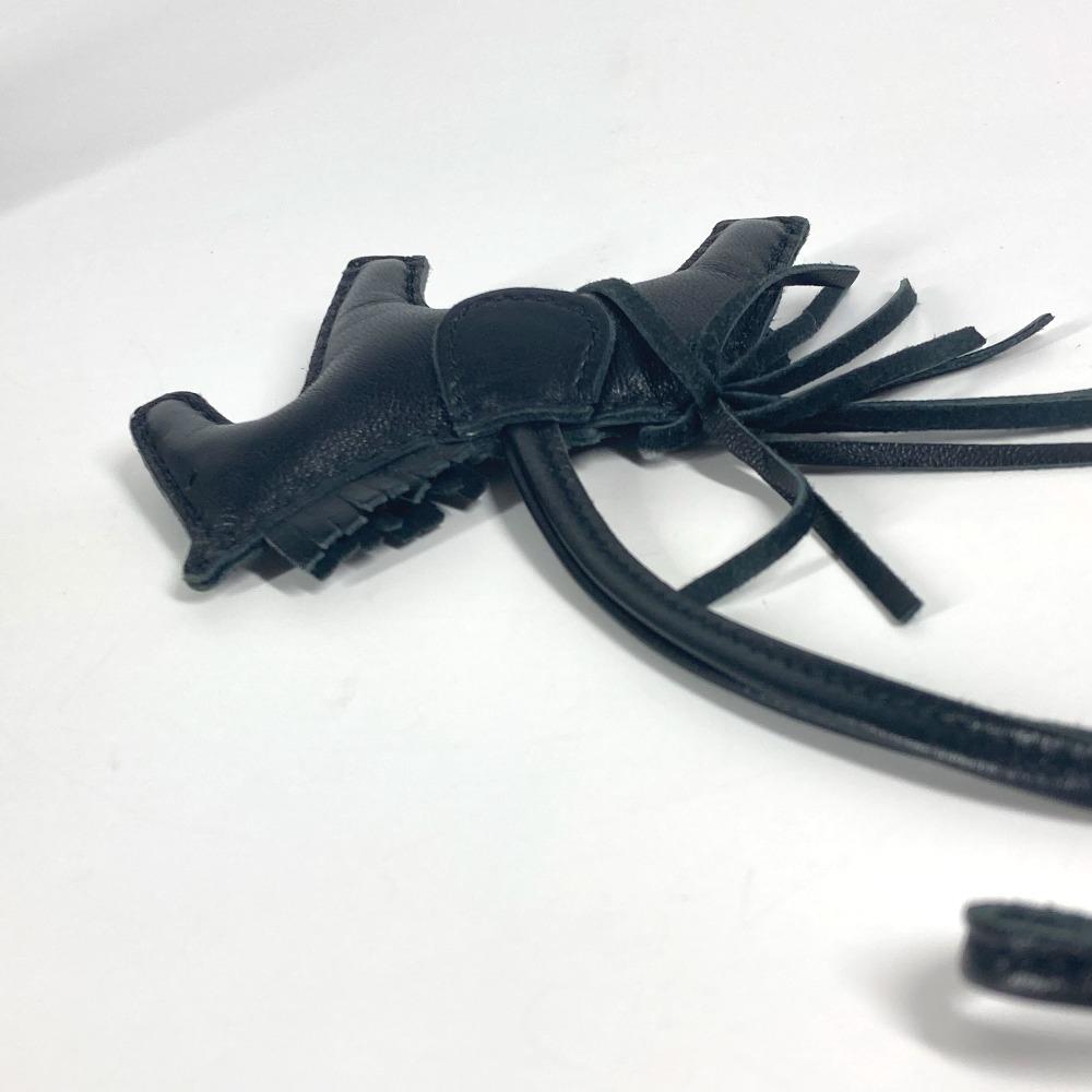 HERMES Horse Rodeo PM TRAP Bag Accessories All Black So Black Bag Charm