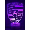 Lampe De Chevet 3D LED Voiture Porsche, Veilleuse Changement De Couleurs, Lampe Tactile Bureau Et Chambre, Idée Cadeau