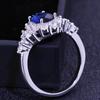Lindon Classic Ring For Women With Round Shape Zircon Wedding Party Gift  Size 6-10