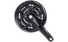 SHIMANO ALTUS Crankset with Black FC-M311 Fender, 42-32-22T, 170mm, (EFCM311C222CL)