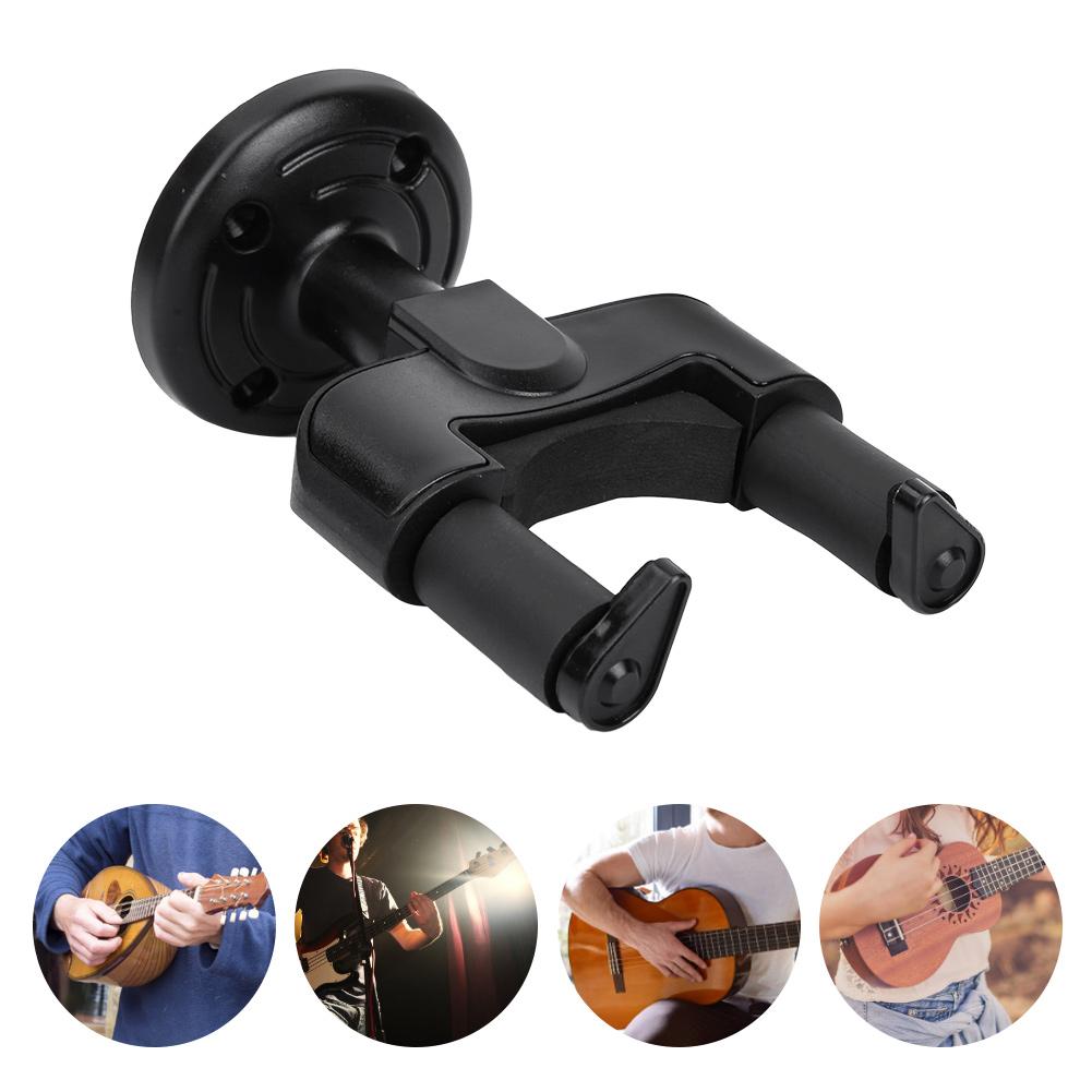 2Pcs Quality ABS Guitar Hanger Wall Mount Hooks for Bass Mandolin Banjo Violin