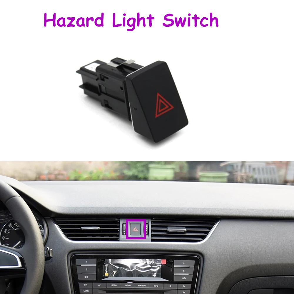 

Octavia 3 A7 5E MK3 Левый Руль Правый Руль Автомобиль Передняя Левая Правая Задняя Решетка Вентиляции Кондиционера AC Сборка Для Skoda 2015- 5E0820951 Hazard light switch