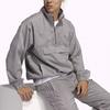 adidas Originals Trefoil G Wash Track Jacket With Logo And Half-Zip Large Pocket Unisex Jacket Gray GL9902