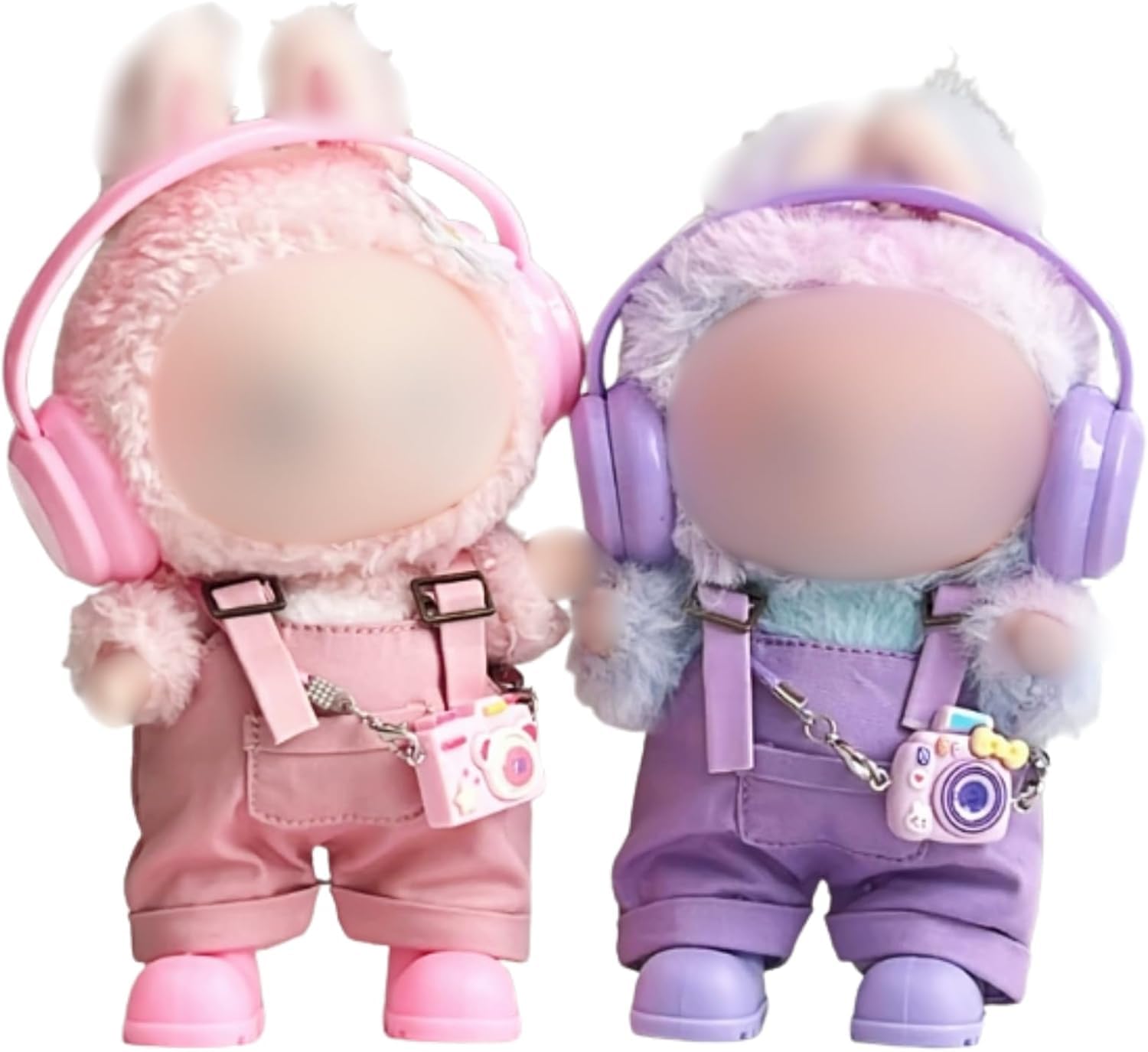 17cm Plush Character Costume Series, Exquisitely Tailored Cowboy Costume, Plush Dress, Anime-Style Outfit Set, Character Cosplay Accessories, Plush