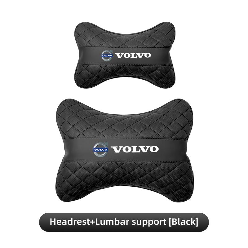Volvo Car Seat Neck Pillow Headrest Lumbar Support Accessories For Volvo Xc60 Xc90 V40 V60 S60 V50 V90 S80 C40 XC40 V70 XC70 C30