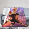 Aoba Johsai Volleyball Flannel Blankets Japanese Anime Funny Throw Blankets for Home Hotel Sofa 150*125cm Bedspreads