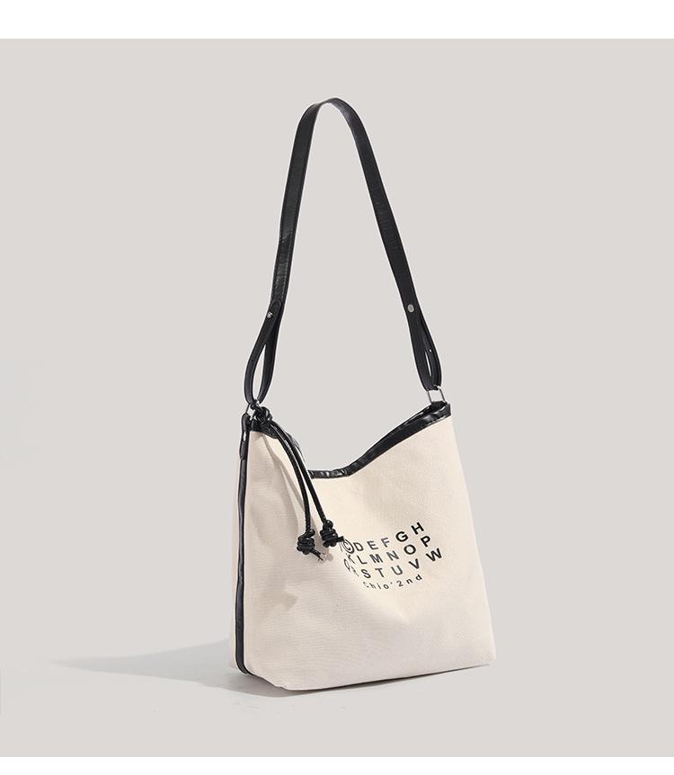 Four Seasons Large Capacity Canvas Tote Bag – 2025 Summer Casual Shoulder Bag