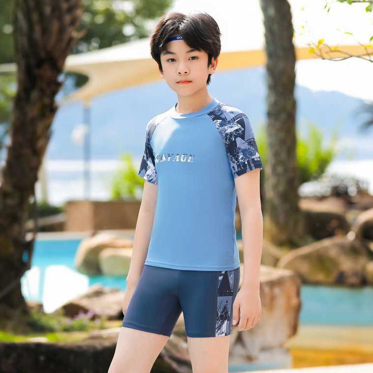 

Boy s Quick-Dry Summer Split Swimsuit - Training One-Piece for Kids. 5XL [150-160 cm, 80-100 kg]