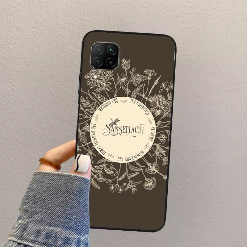 Outlander Sassenach Dragonfly For Huawei Nova Y70 Y90 Y60 Y73 Y72 Y61 Y91 12s 12i 11i 8i 9 10 SE P40 Lite P60 P30 Pro Case