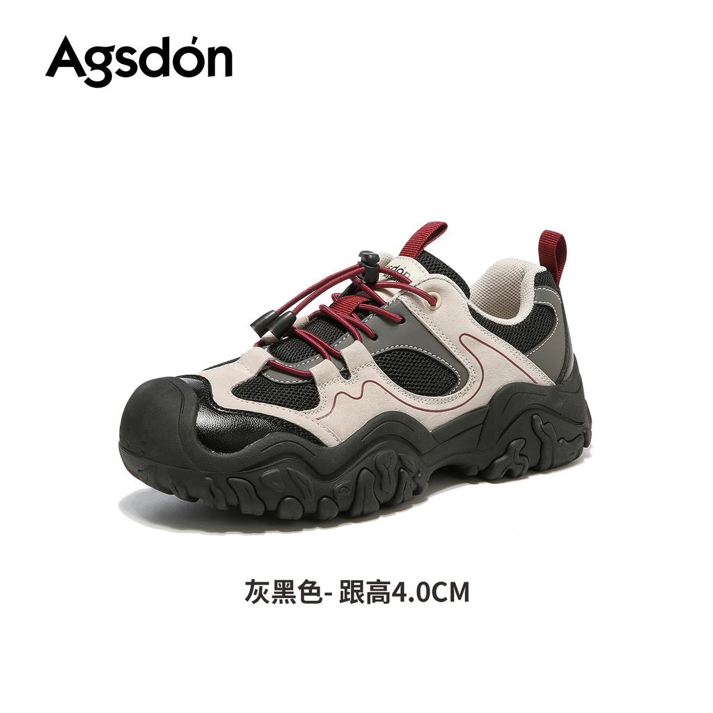 Augustine Platform Hiking Shoes New Spring Outdoor Soft-soled Dad Shoes Hiking Casual Sports Shoes
