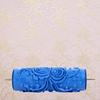 Yosoo 5in Rubber Pattern Paint Roller DIY Beautiful Patterns Art Texture Roller for Wall Ceiling Furniture Washable Reusable Blue (ZZ0077 Flower)