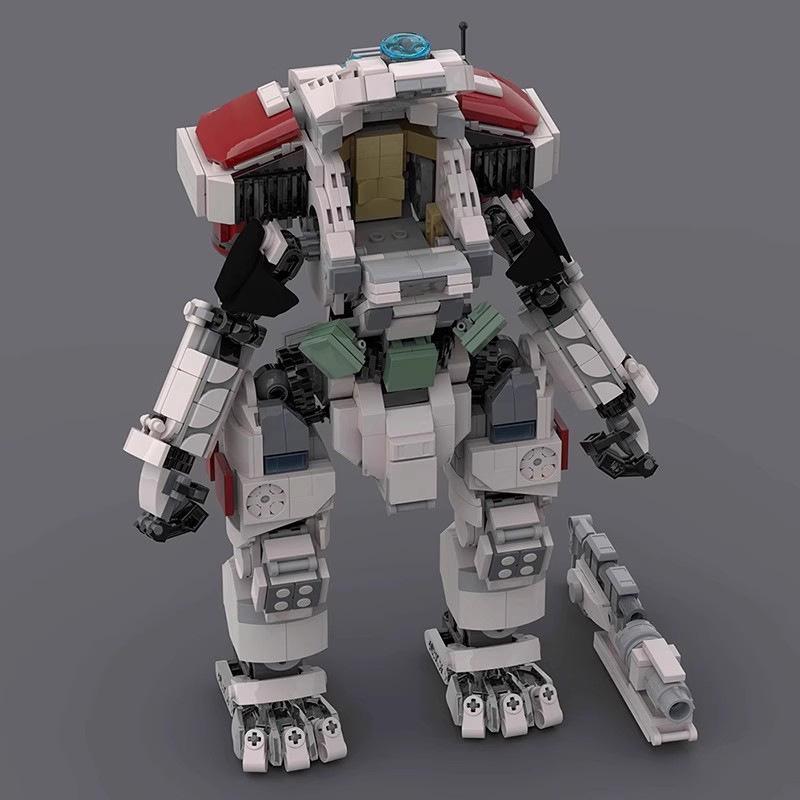 Bricks Compatible Creative Flame Titan Mech Creative Titanfall 2 Building Blocks