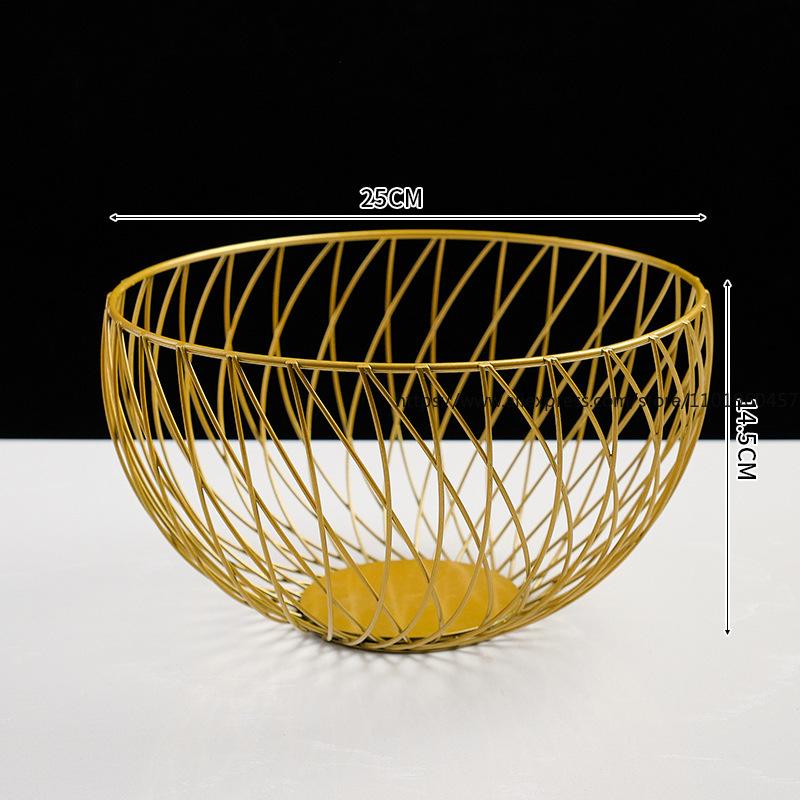 Light Luxury And High-End Snack Plate For The Living Room Coffee Table Simple Modern And Creative Fruit Basket
