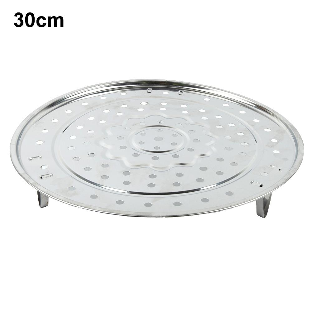 18-30cm Steaming Rack Rack Round Type Silver Stainless Steel