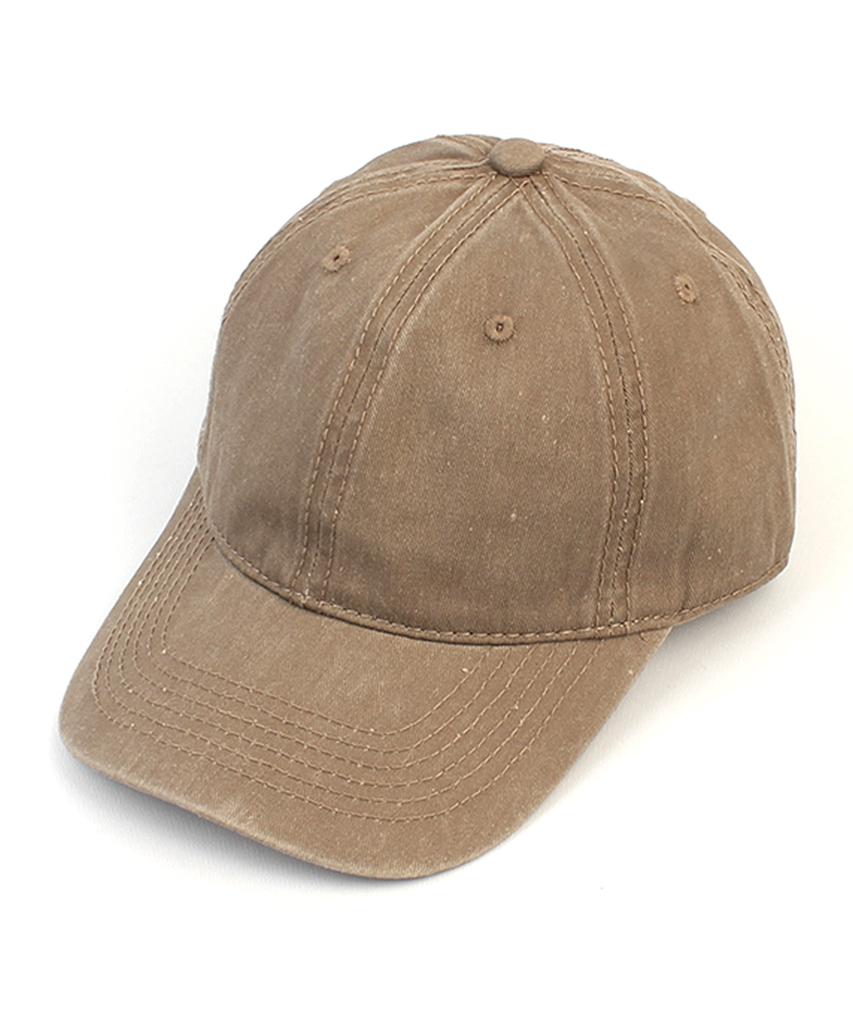 Yunibeosyeolkemiseuteuli Muji Pigment Washing Beige Ballcap