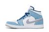 Men's Sneakers Nike Jordan 1 Mid French Blue Fire Red French Blue/Fire Red-White-Light Steel Grey