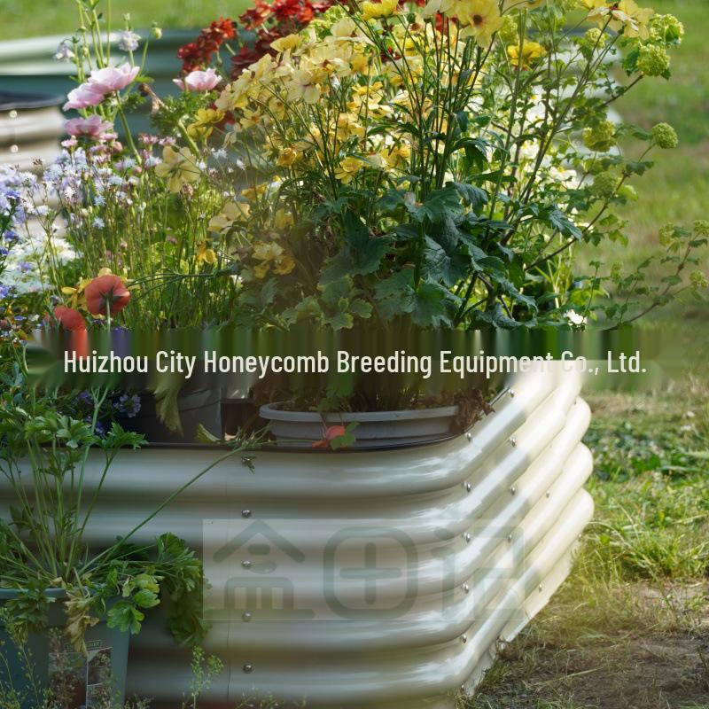 Chinese Metal Raised Garden Bed - Outdoor Planter Box for Vegetables & Flowers