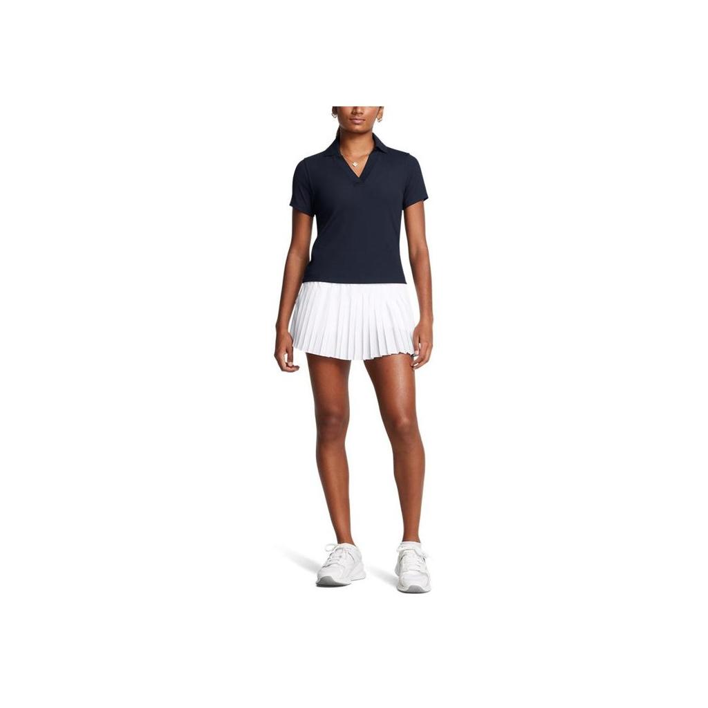 Under Armour Sport Skort Fashion Versatile Solid Color Training Pleated Casual Skirt Women Skirts White 1390157-100