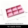 Schmuckaufbewahrungsbox & Schreibtisch-Organizer für Make-up, Ohrringe, Armbänder, Ringe