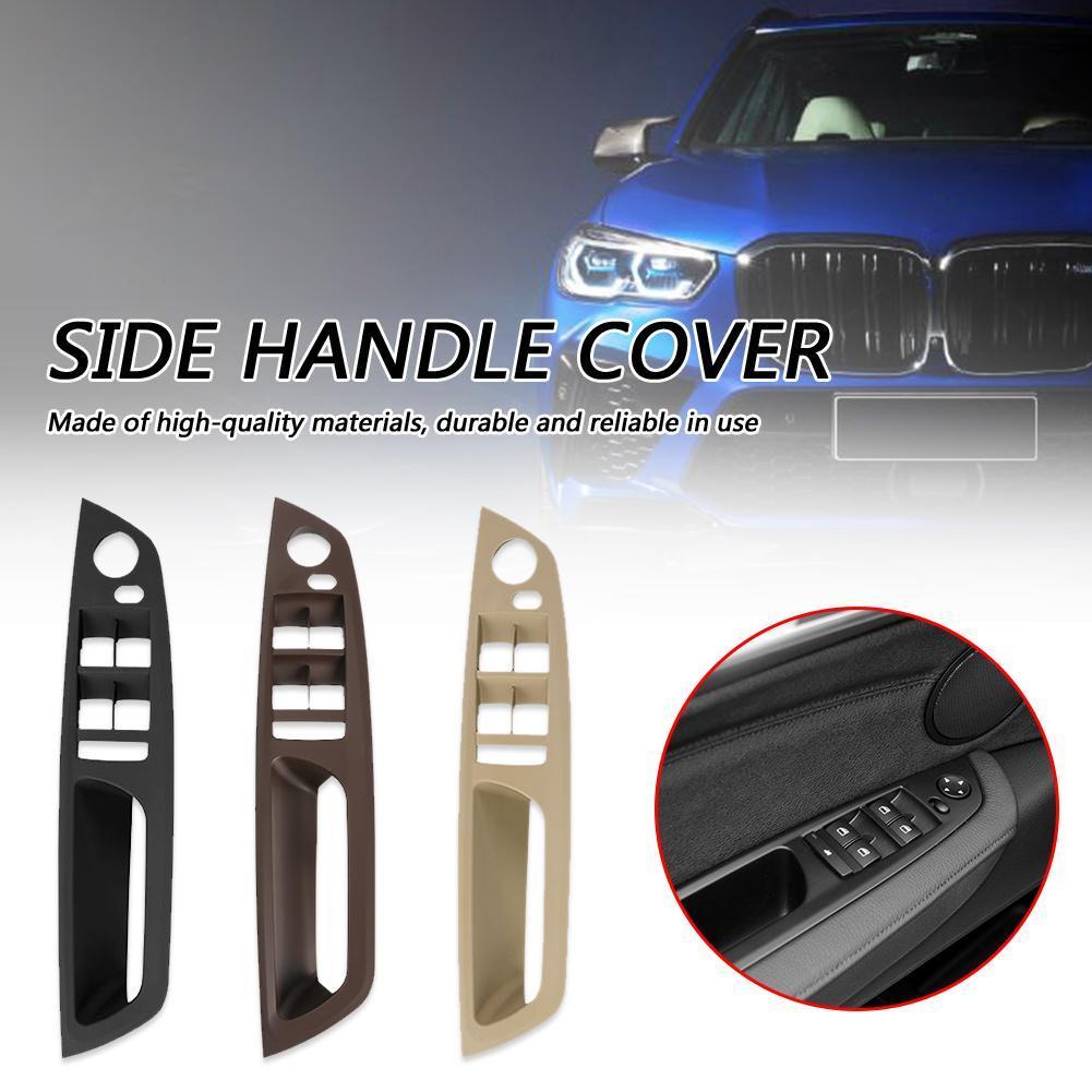Interior Door Panel Driver Frame Beige/Black/Brown Car Interior Front Left Driver Door Handle for BMW X6 E71 2008-2014