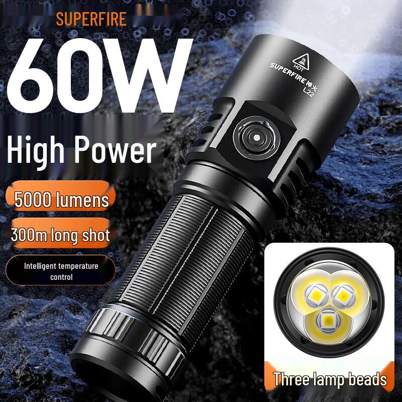 Shenhuo High-Power Rechargeable LED Flashlight