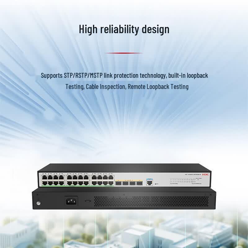 H3C S1850V3-20T4N4NS-HI 2.5G Web Managed Network Switch (CN Version)