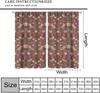 Tende Oscuranti Boho William Morris   Tende Finestra con Stampa Retro Uccello Pianta Fiore Naturale   per Soggiorno Camera da Letto 21(W