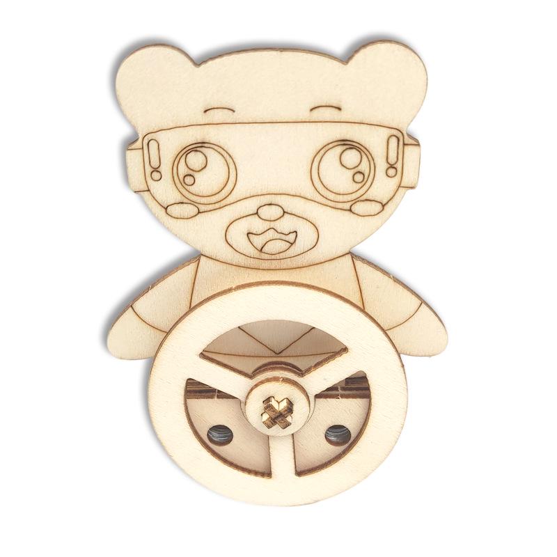 

Tumbling Bear Science DIY Kit for Kids: Fun Physics Experiments & Inventions Tumbling Bear (1 set)