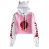 Women's Color-Block Cat Ear Hoodie, New Berserk Anime Casual Wear