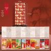 Feile Bird National Style Watercolor Accordion Folded Painting Book - Dunhuang Palace Design, 300g, Includes Line Drawing and Stacking Features.