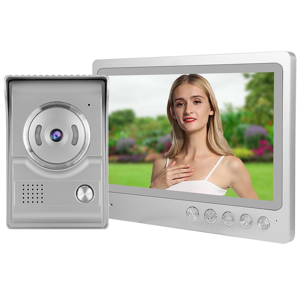 9in Wired to Wifi Video Intercom Doorbell IP55 Waterproof Night Vision Photo Shooting Recording