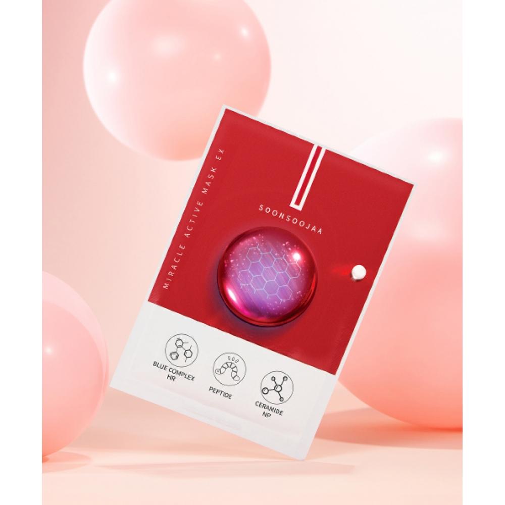 Soonsoojaa Miracle Active Mask Ex  10 Sheets 