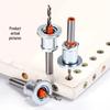 Woodworking Edge Banding Hole Punchers & Angle Pliers with Countersink Drill Bits & Manual Hole Punch Machines