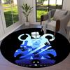 FiveNightsatFreddy's Round Area Rug,Carpet Rug for Living Room Bedroom Sofa Playroom Decor,Non-slip Floor Mat