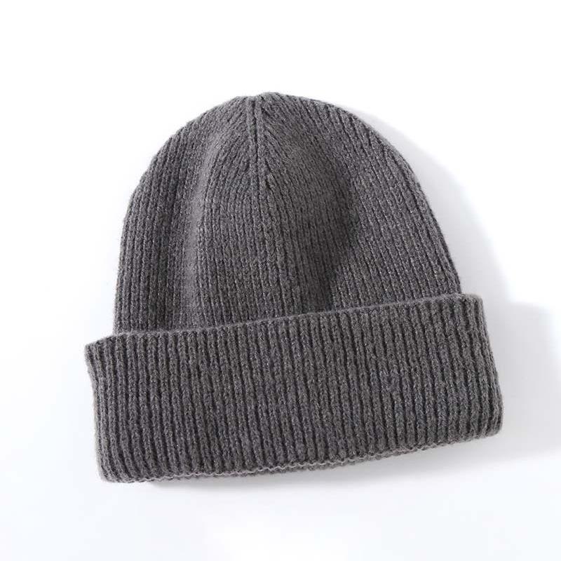 Winter New Style High-end Imitation Cashmere Warm Thickened Knitted Hat Fashionable Versatile Adult Hat