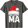 Grandma Santa Christmas Family Matching Pajamas Gift Unisex T-Shirt