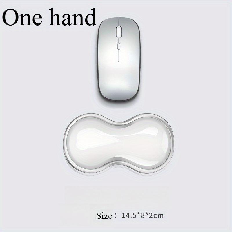 

1 упаковка подставка для запястья клавиатуры, офисная силиконовая прозрачная подставка для мыши с защитой запястья