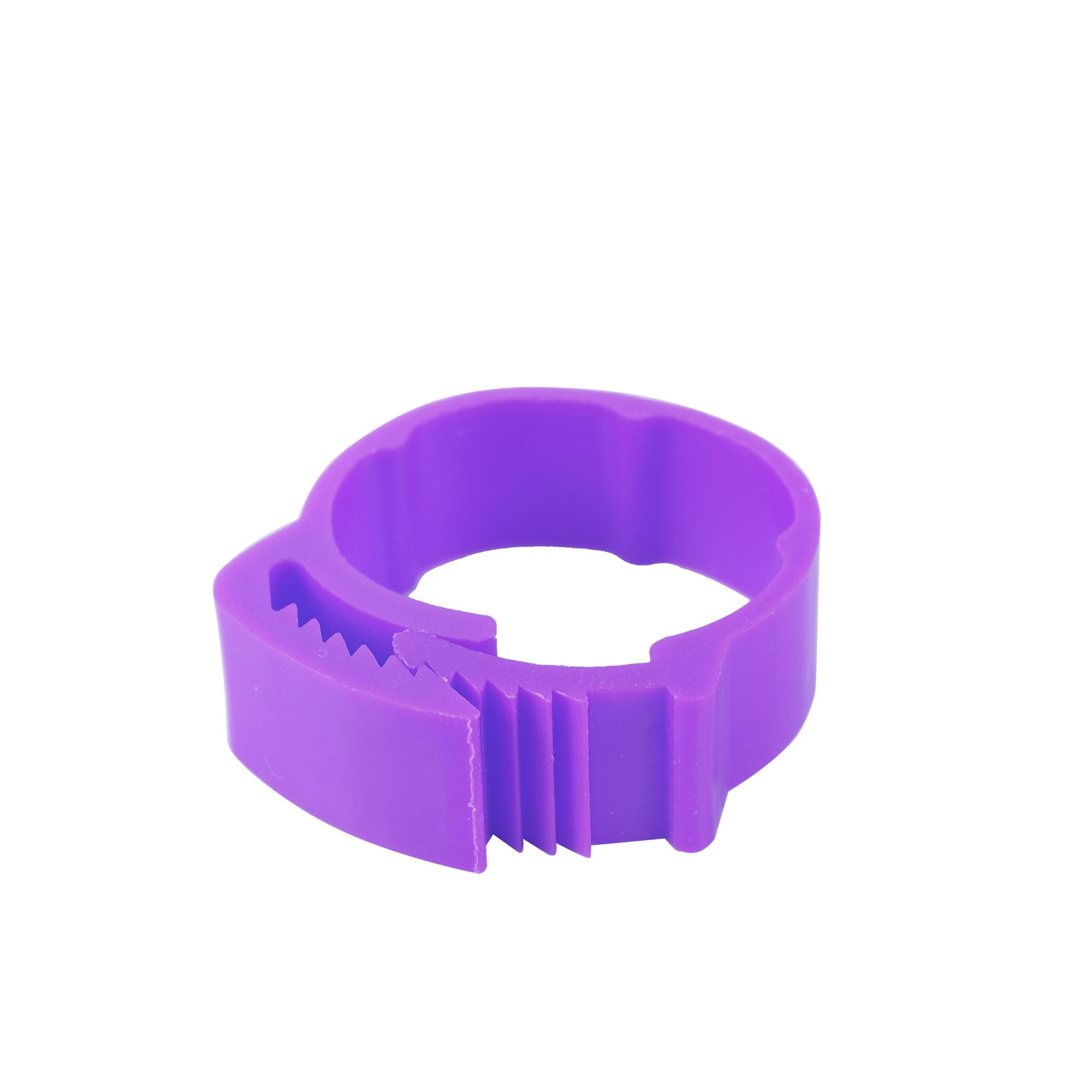 

35Pcs Chicken Foot Ring Adjustable Size Poultry Leg No Number Label Buckle Ring 7 Colors Plastic Chick Duck Goose Farm Equipmen