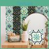 Luxury Light Style Tiles 10pcs Sticker Kitchen Wardrobe Wall Decals Home Decor Selfadhesive Crystal Hard Film Art Wallpaper