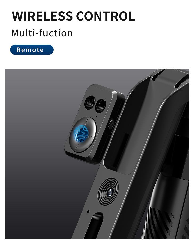 C12 Smart AI 360° Face Tracking Selfie Stick Gimbal, 1.8m Travel Vlog Aluminum Alloy.