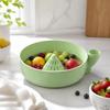 Self Rinsing Automatic Fruit Wash Bowl Quick Drain Berry Rinse Basin  Strawberries