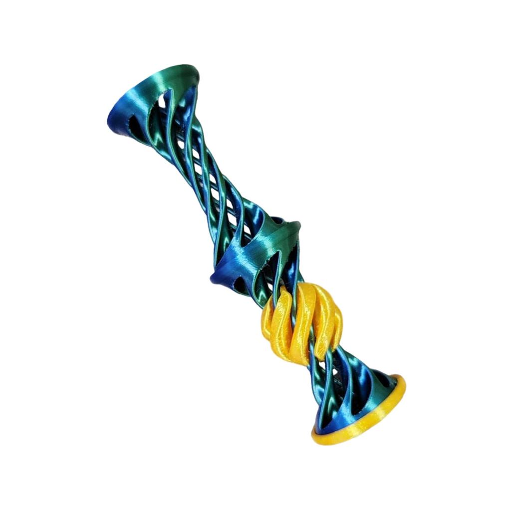 Elastisches Knallendes Durchsteck-Pyramiden-Spiralspielzeug zum Stressabbau und zur Konzentration Büro Klassenzimmer Belohnungen Geschenke