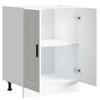 vidaXL Kitchen Base Cabinet Porto White Wood Composite